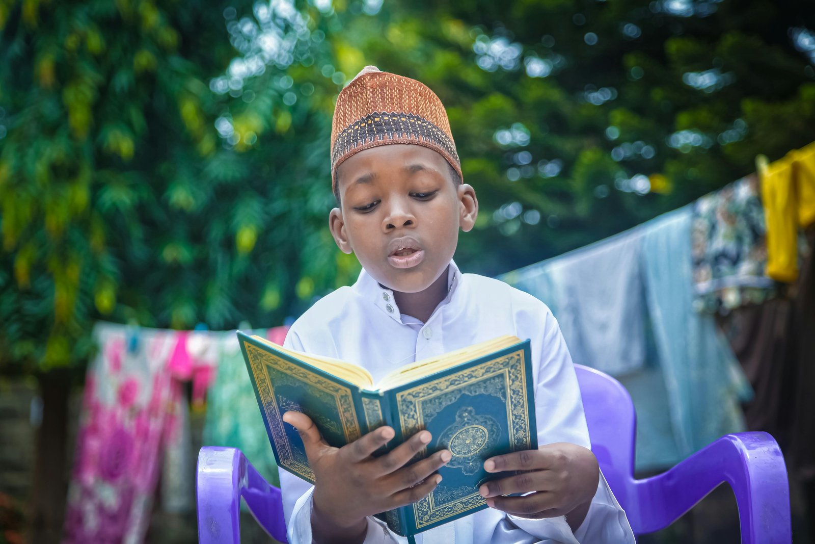 Kids learning Quran online